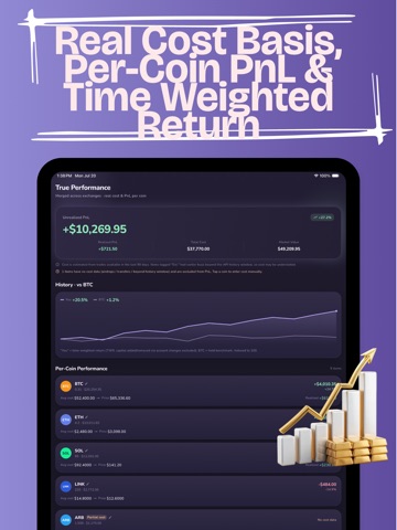ExAgg - Crypto Portfolio iPad screenshot