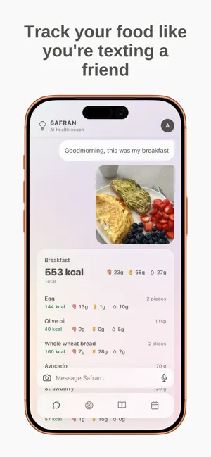 Safran: AI Health Coach screenshot 1