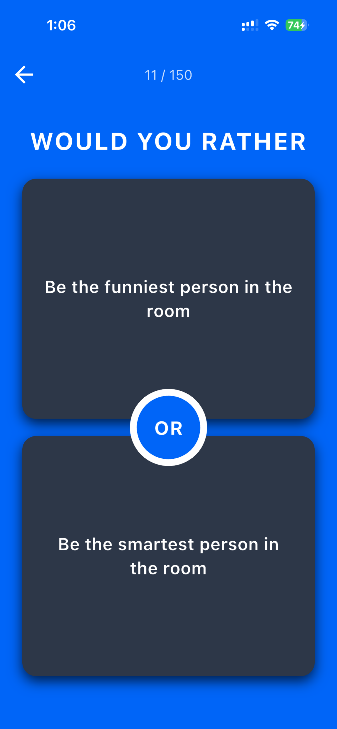 Would You Rather? Party Game screenshot 3
