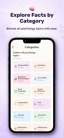 Psychology Facts: Human Mind iPhone screenshot