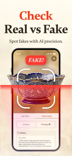 Captura de pantalla de AI Antique Identifier - Antiqo en iPhone 2