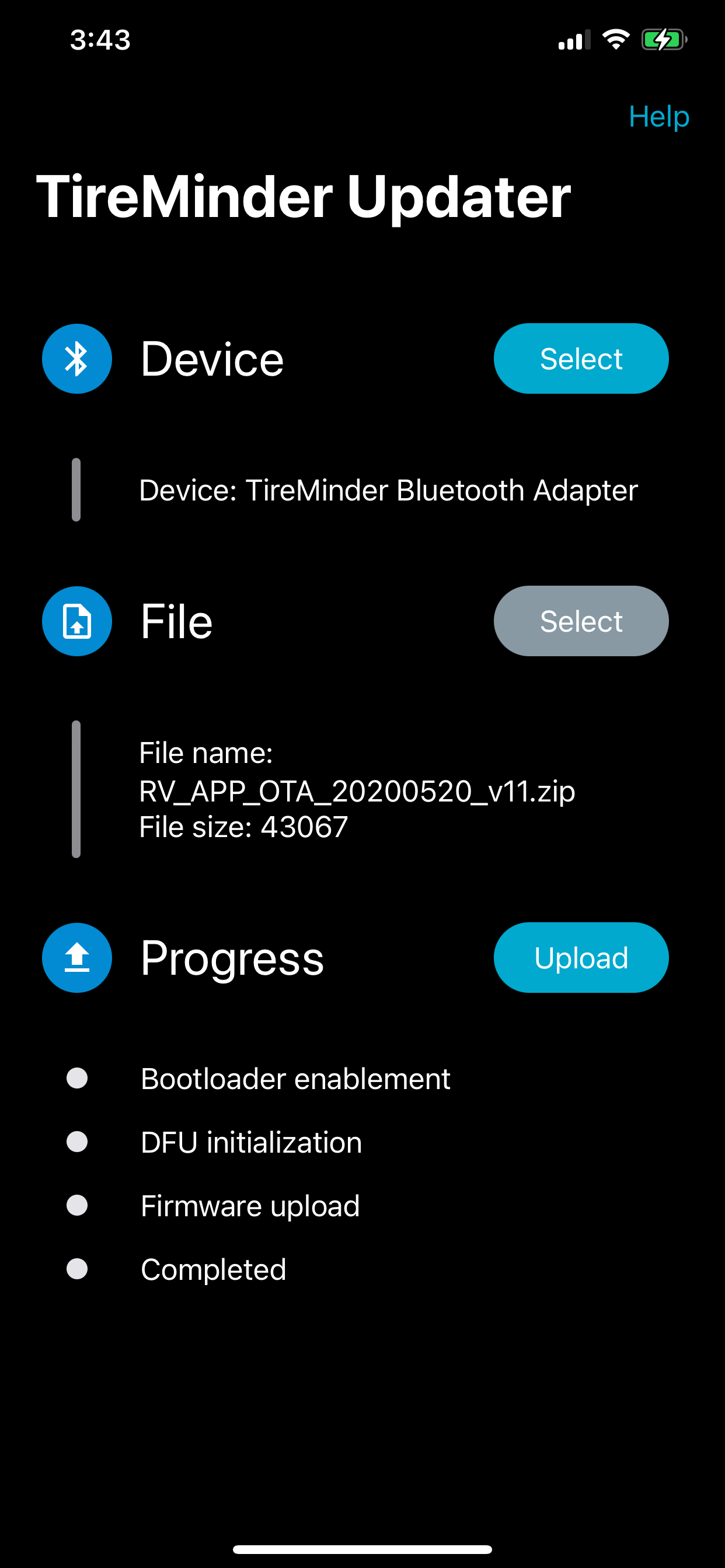 TireMinder Updater