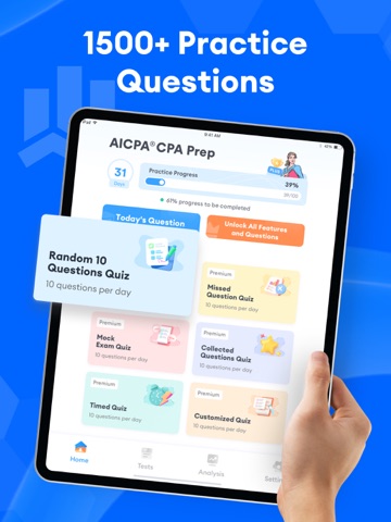 CPA Test Prep 2026 iPad screenshot