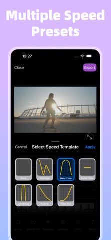 Slow Motion Video Editor Maker iPhone screenshot