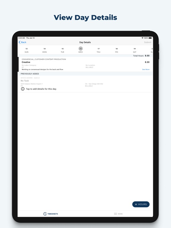 Unanet GovCon iPad screenshot 4 - Business app