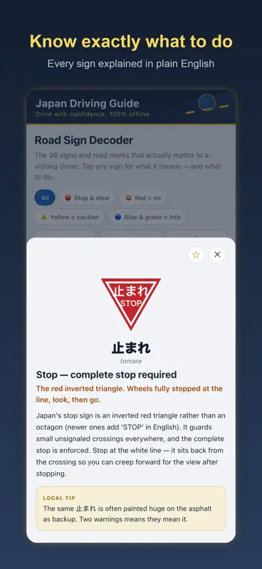 Japan Driving Guide screenshot 3 of 6