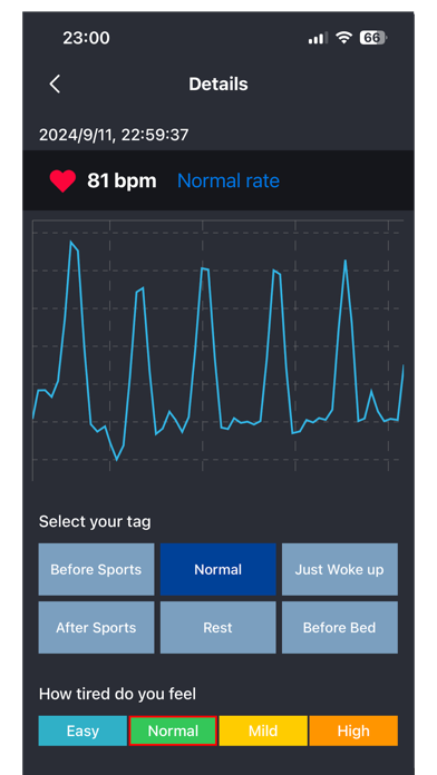 Screenshot 3 of Finger Pulse App