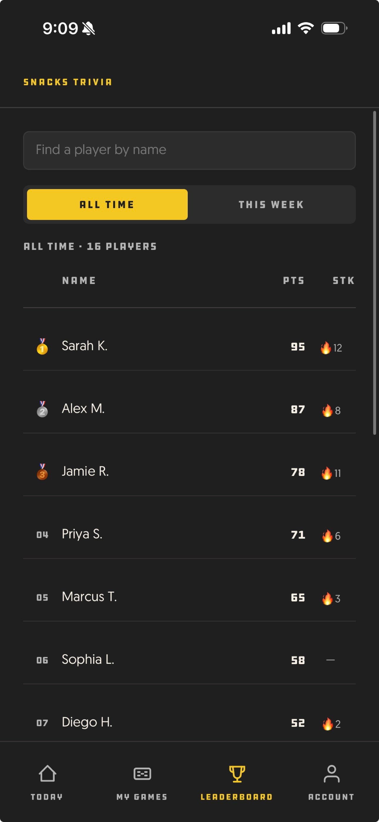 Snacks Trivia screenshot 3