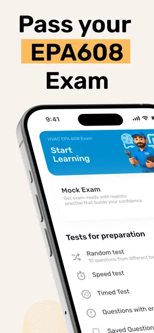 EPA 608 HVAC Exam Prep 2025 screenshot 1