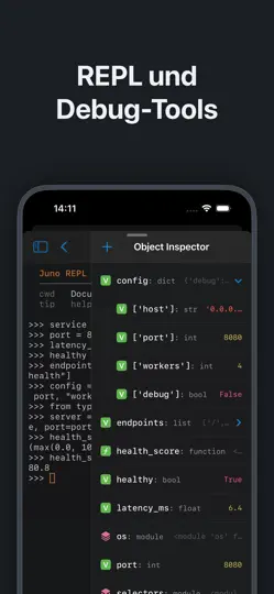 Screenshot von Juno – Python Und Jupyter auf dem iPhone 5