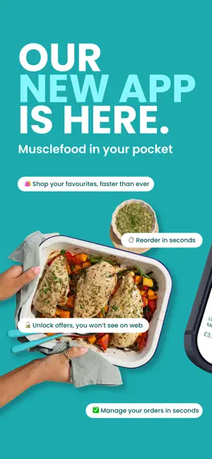MuscleFood iPhone screenshot 1