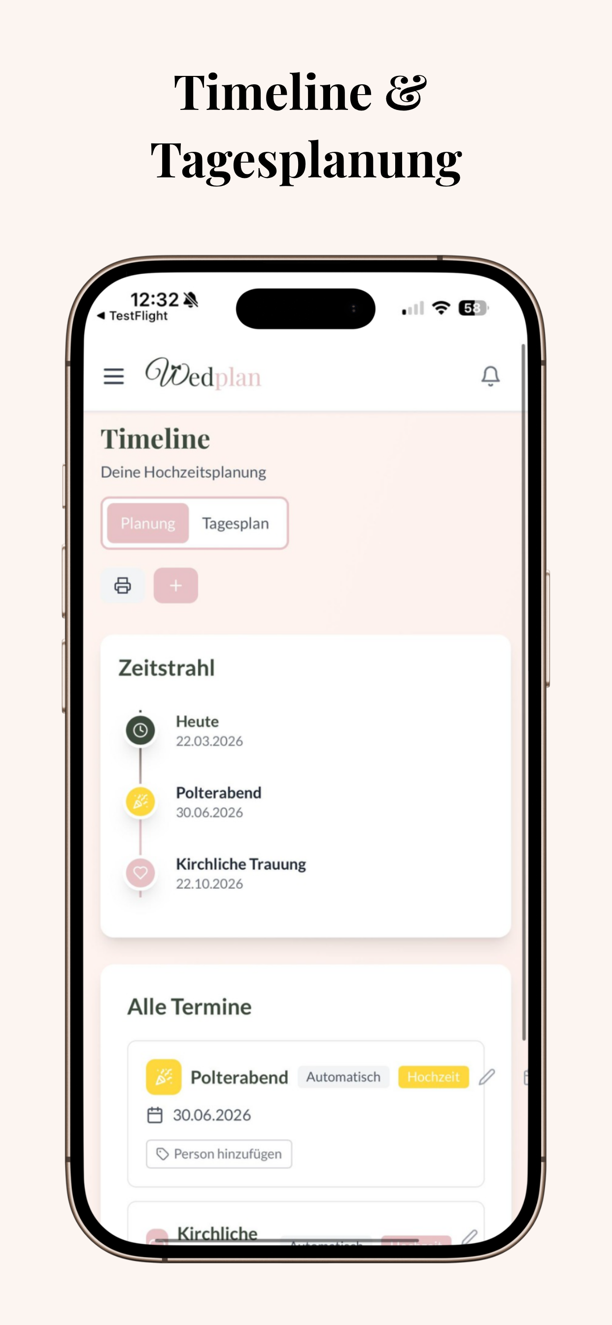 Wedplan - Hochzeitsplaner