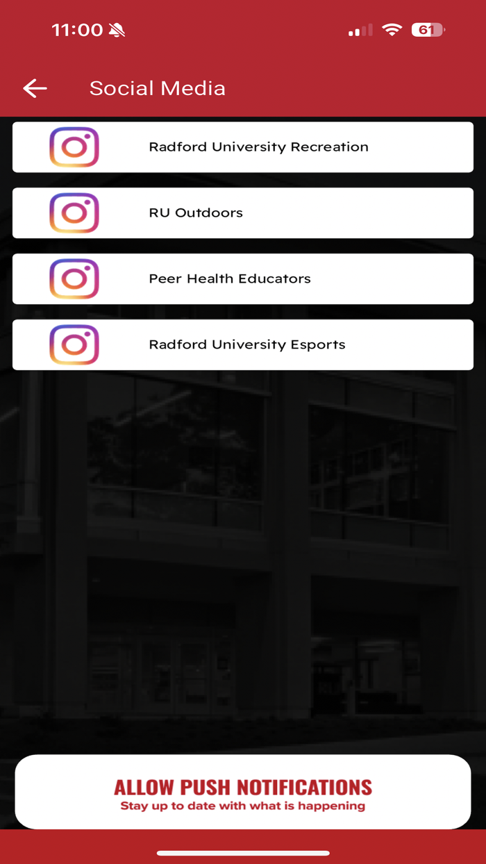 Radford University Recreation