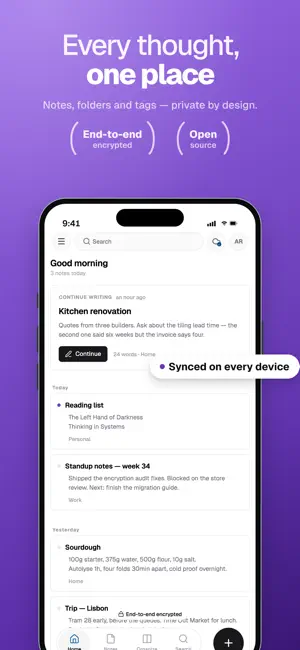 Atomic Notes screenshot 1