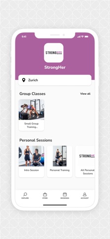 STRONGHER FOR WOMEN IN ZURICH screenshot