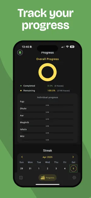 Kaza Tracker - Qada Prayers screenshot 4