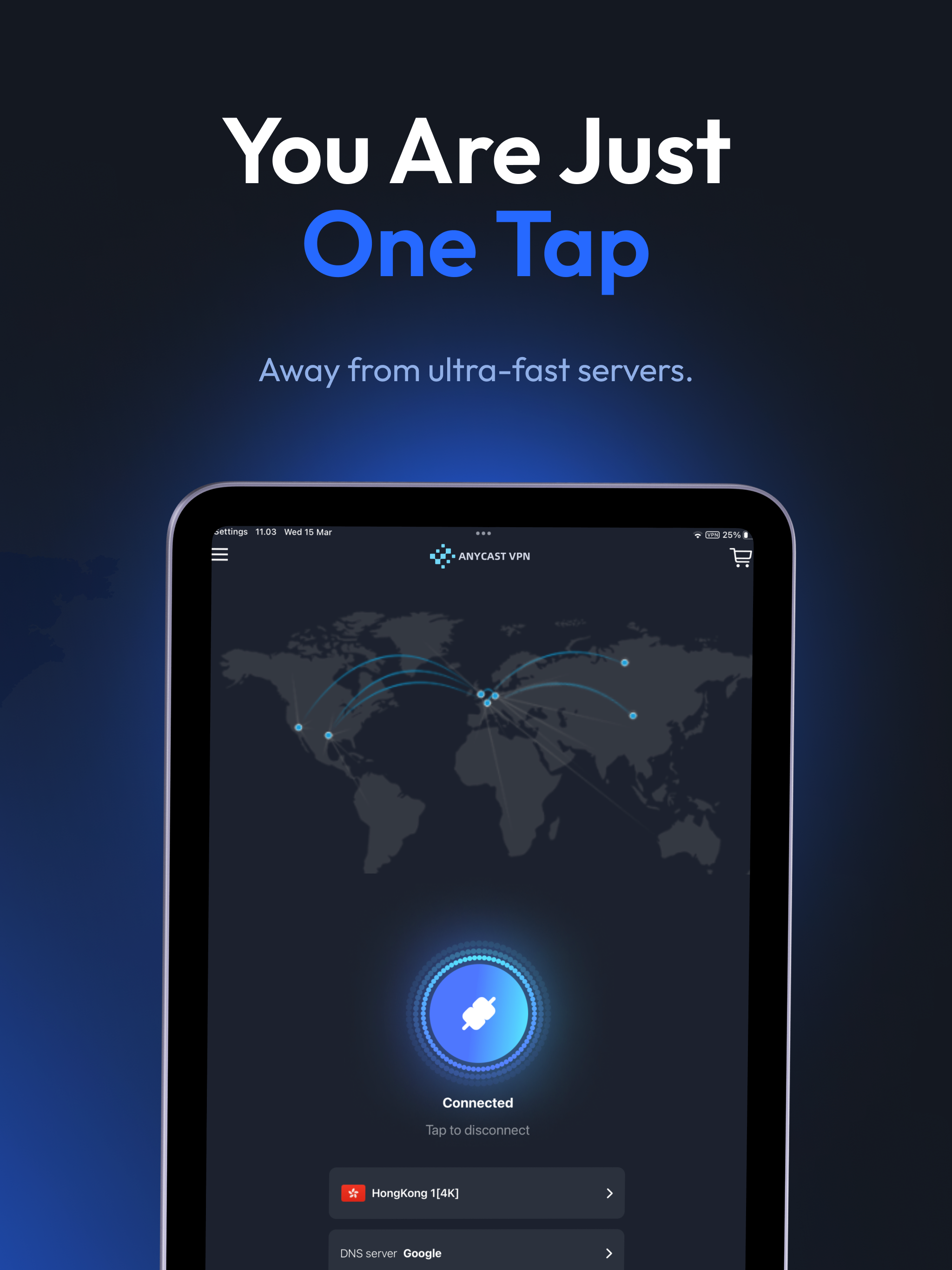 Anycast VPN - Fast & Secure screenshot 7