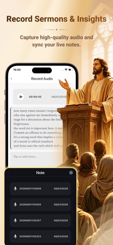 Echo Bible:Voice Note Taker Screenshot 1 of 6