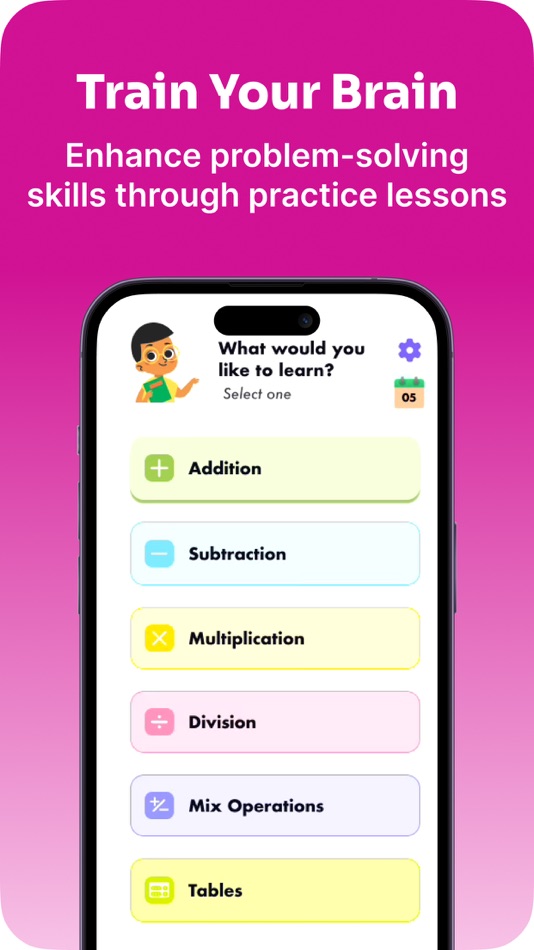 #4. Math Learner: Fun Memory Games (iOS) By: Manisha Yadav
