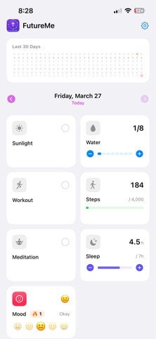 FutureMe: Habits screenshot
