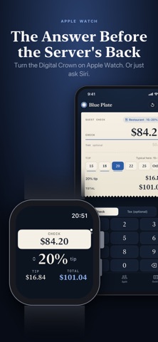 Blue Plate: Tip Calculator screenshot 4