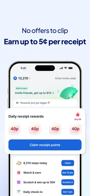 Mani: Receipt Rewards screenshot 2