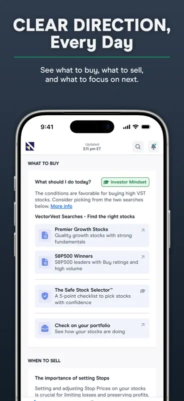 VectorVest: Market Launchpad screenshot 2 of 7