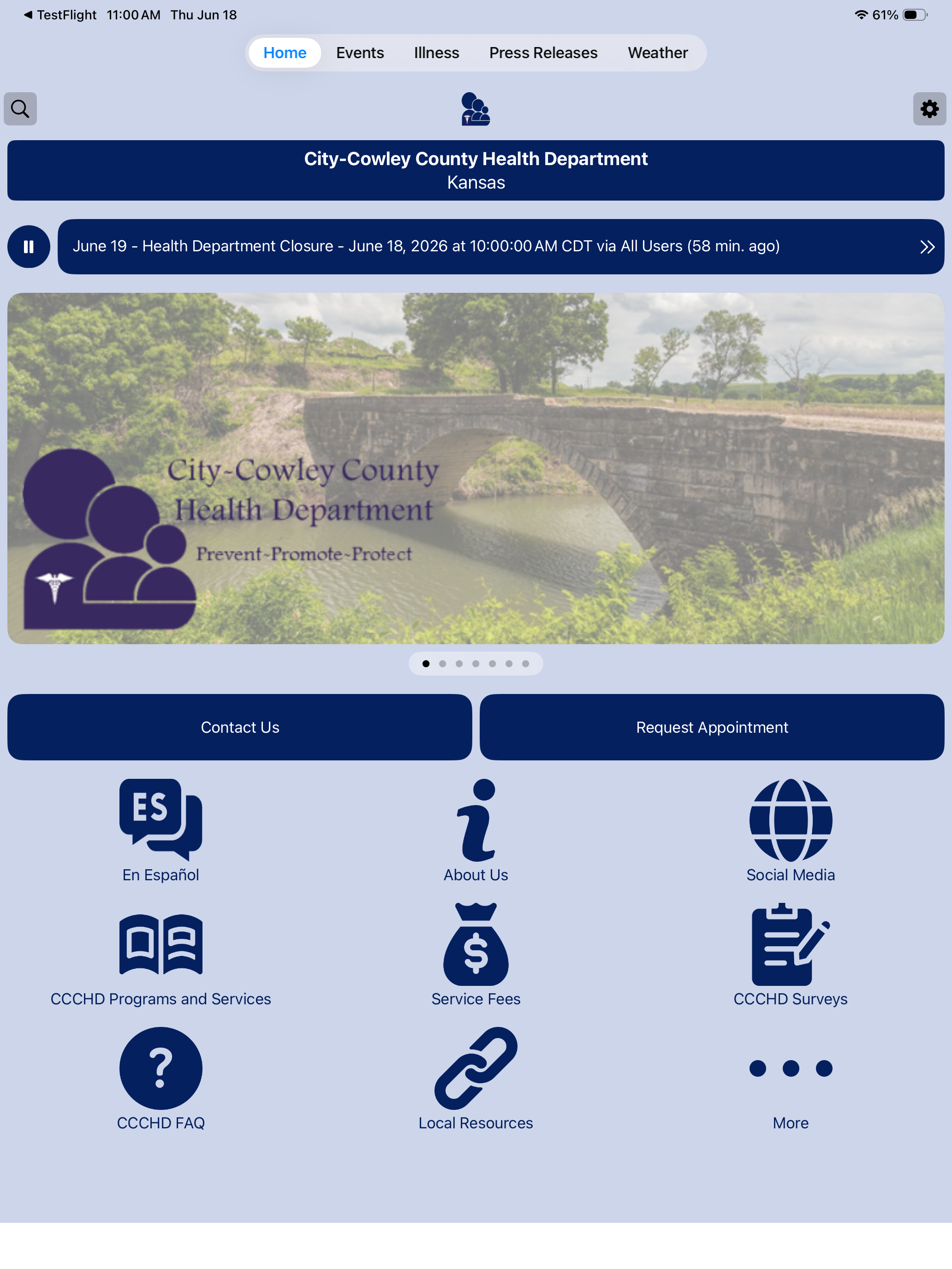 City-Cowley County Health Dept