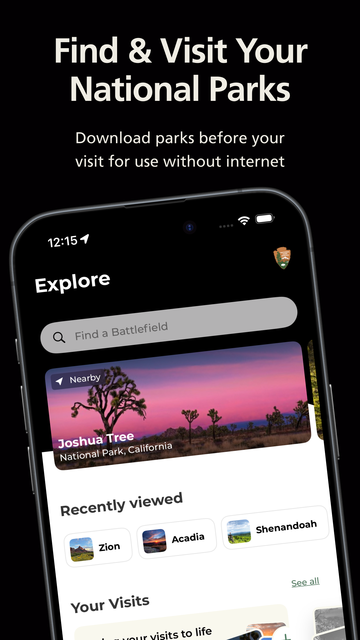National Park Service screenshot 1