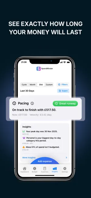 SpendMinder screenshot 2