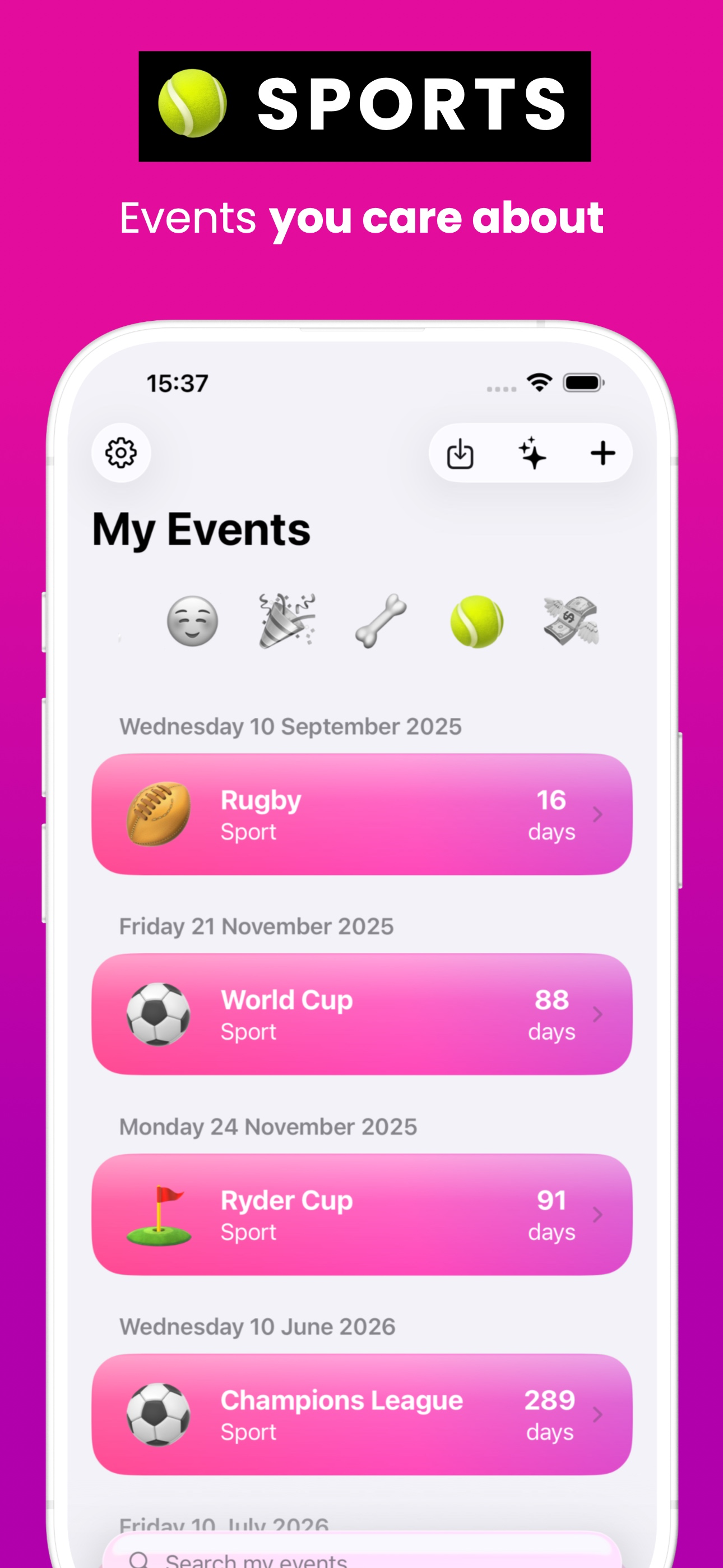 Looking FWD: Event Countdown