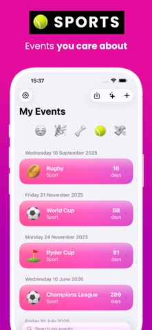 Looking FWD: Event Countdown Screenshot 4 of 7