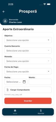 Prospera App screenshot