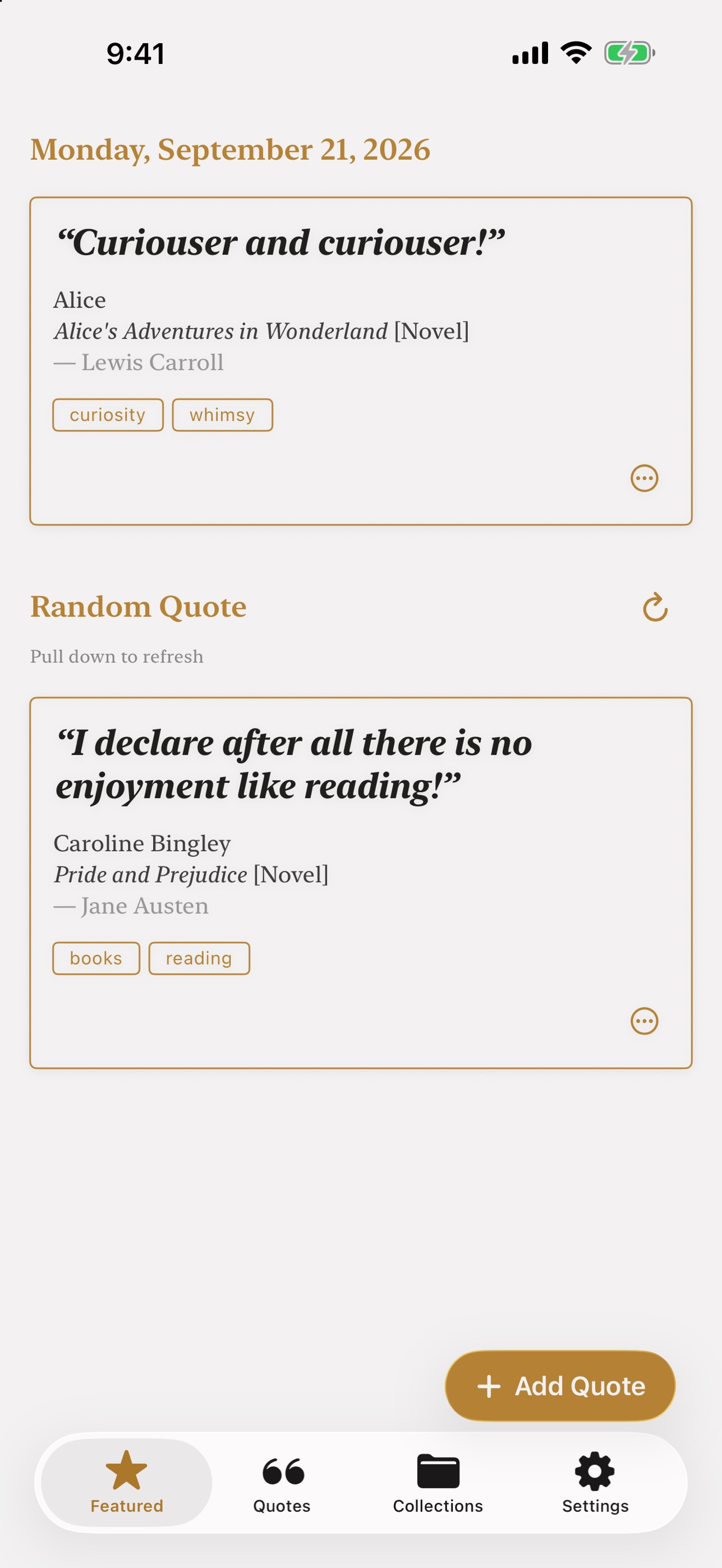 Screenshot 7 of QuotesBook +