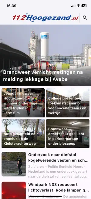 112hoogezand.nl screenshot 1