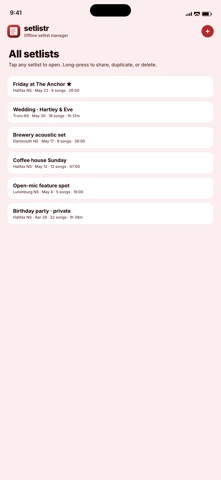 Setlistr Pro Screenshot 2 of 5