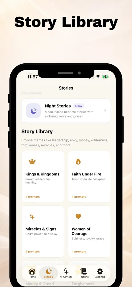 Bible AI Stories & Prayer screenshot 2
