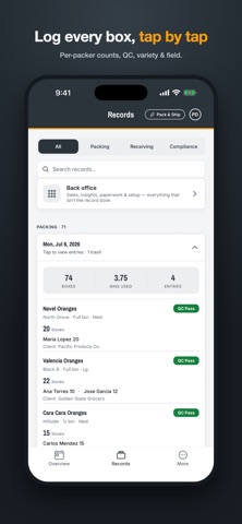 DockTally screenshot