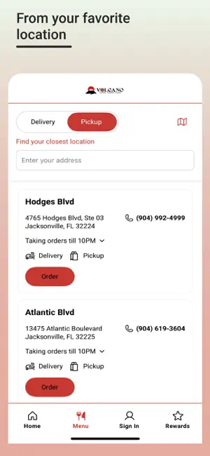 Volcano Japanese Cuisine screenshot 3