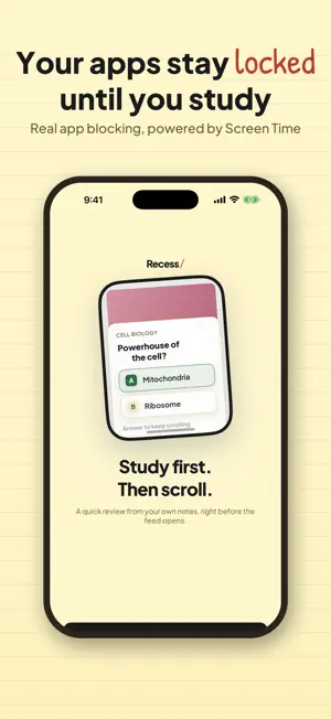 Recess: Study, Then Scroll screenshot 1