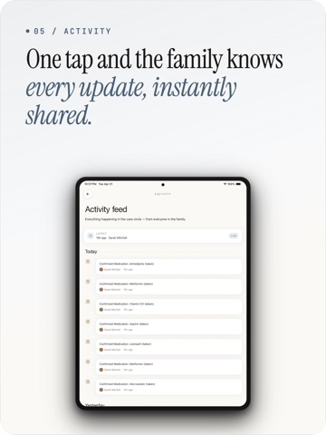 CircleCare: Family Caregiver iPad screenshot