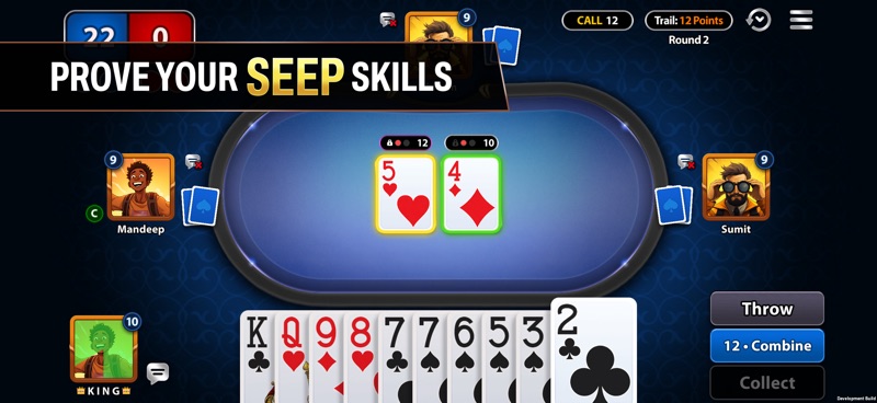Seep King: Sweep Card Game screenshot 4