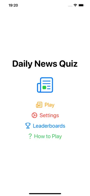 Daily News Quiz screenshot 1
