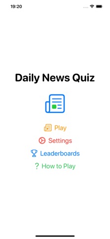 Daily News Quiz screenshot