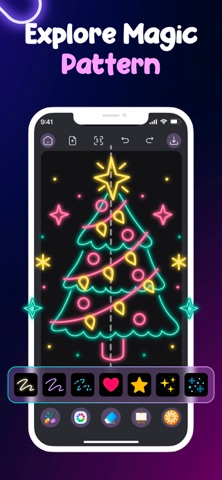 Doodle Magic: Joy Glow Drawing Screenshot 2 of 4