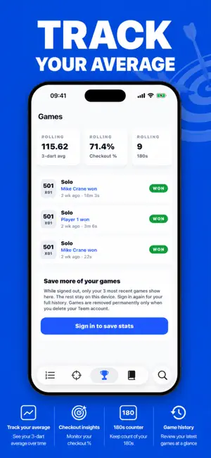 Teem Darts Checkout screenshot 4