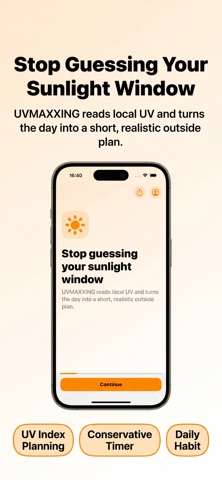 UVMAXXING - UV index iPhone screenshot