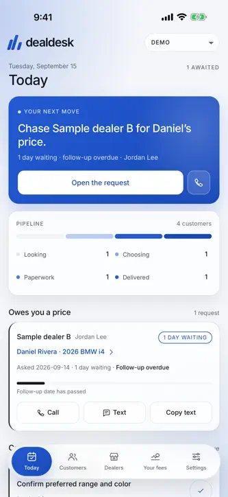 Dealdesk Broker screenshot 1