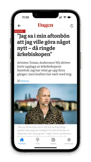 Dagen.se screenshot 2