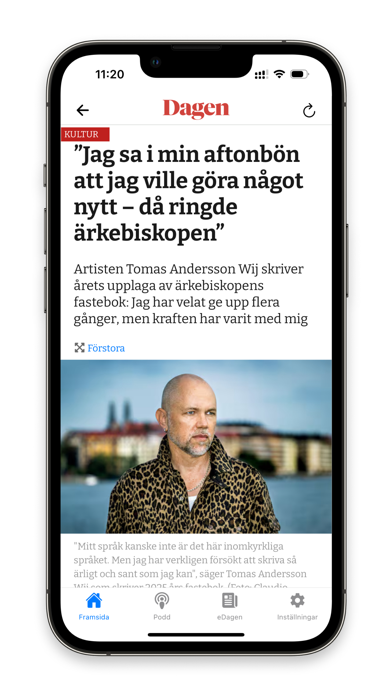 Dagen.se Screenshot